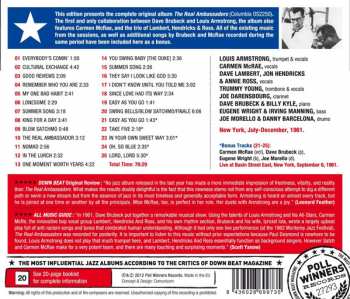 CD Louis Armstrong: The Real Ambassadors