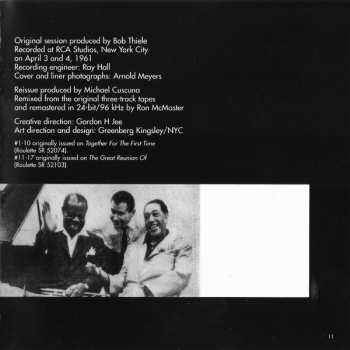 CD Louis Armstrong: The Great Summit: The Master Takes