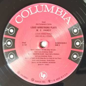 2LP Louis Armstrong: Louis Armstrong Plays W.C. Handy