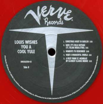 LP Louis Armstrong: Louis Wishes You A Cool Yule CLR