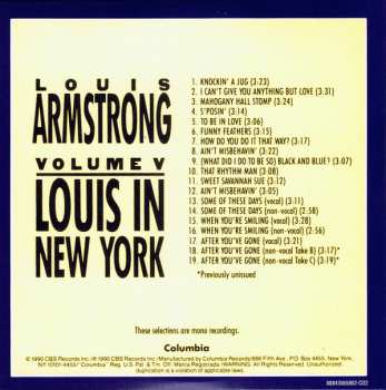 5CD Louis Armstrong: Original Album Classics: The Okeh, Columbia & RCA Victor Recordings 1925-1933