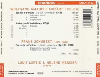 CD Louis Lortie: Mozart: Two Piano Sonata K448 & K501 / Schubert: Fantaisie in F Major Op.103, D940