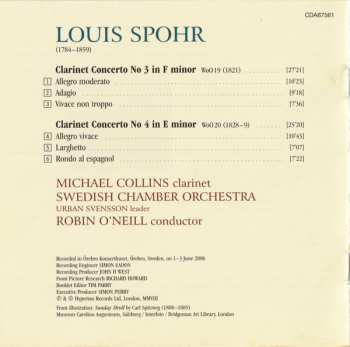 CD Louis Spohr: Clarinet Concertos Nos. 3 & 4