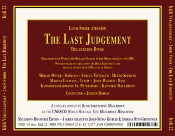 CD Louis Spohr: Die Letzten Dinge / The Last Judgement
