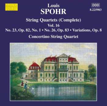 CD Louis Spohr: Streichquartette Vol.16