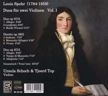 CD Louis Spohr: Duette Für Zwei Violinen Vol.I (Op.39 + Op.67)