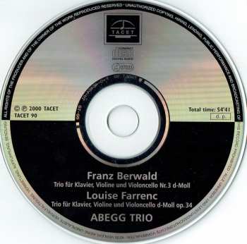 CD Franz Berwald: Romantische Klavier Trios