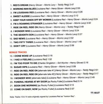 CD Louisiana Red: The Lowdown Back Porch Blues LTD | DIGI