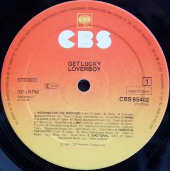 LP Loverboy: Get Lucky