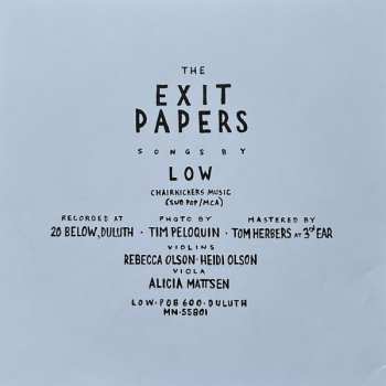 LP Low: The Exit Papers (A Soundtrack By Low) CLR | LTD
