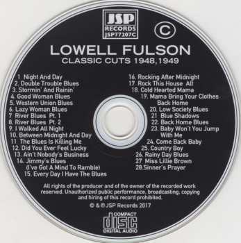 4CD/Set di cofanetti Lowell Fulson: Classic Cuts 1946-1953