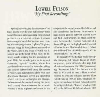 CD Lowell Fulson: My First Recordings