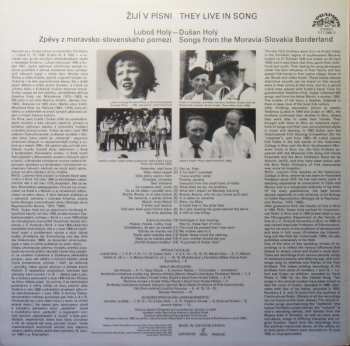 LP Dušan Holý: Žijí V Písni - Zpěvy Z Moravsko-Slovenského Pomezí
