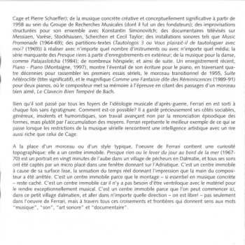 CD Luc Ferrari: Interrupteur / Tautologos 3