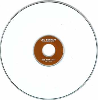 CD Luc Ferrari: Son Mémorisé
