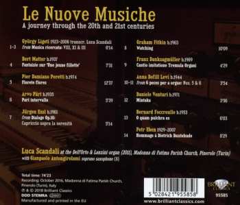 CD Luca Scandali: Le Nuove Musiche (A Journey Through The 20th And 21st Centuries)