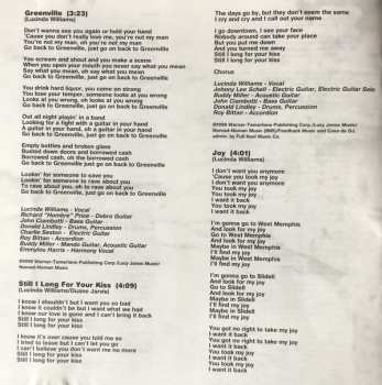 CD Lucinda Williams: Car Wheels On A Gravel Road