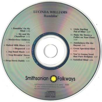CD Lucinda Williams: Ramblin'