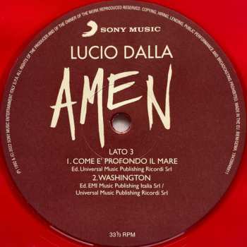 LP Lucio Dalla: Amen LTD | NUM | CLR