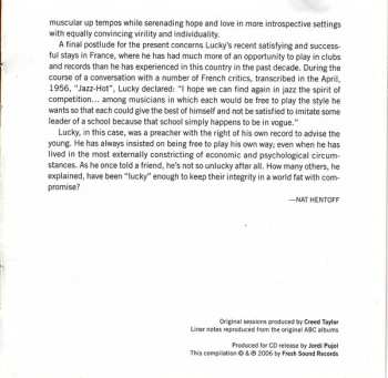 CD Oscar Pettiford: Lucky Thompson Meets Oscar Pettiford