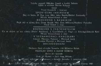 LP Miloslav Šimek: Decentní Večer Šimka & Soboty