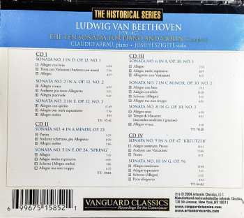4CD/Set di cofanetti Ludwig van Beethoven: The Ten Sonatas For Violin And Piano - Complete