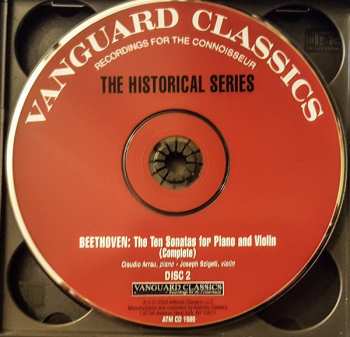 4CD/Set di cofanetti Ludwig van Beethoven: The Ten Sonatas For Violin And Piano - Complete