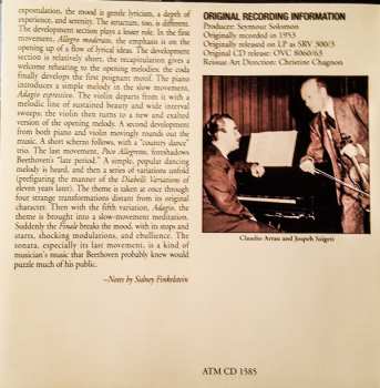 4CD/Set di cofanetti Ludwig van Beethoven: The Ten Sonatas For Violin And Piano - Complete