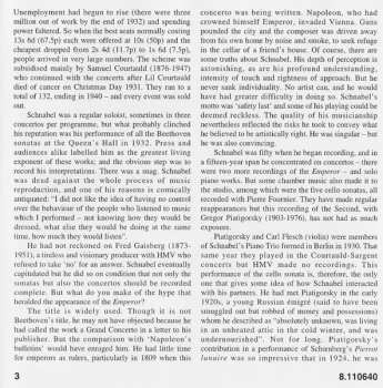 CD Ludwig van Beethoven: Piano Concerto No. 5; Cello Sonata No. 2