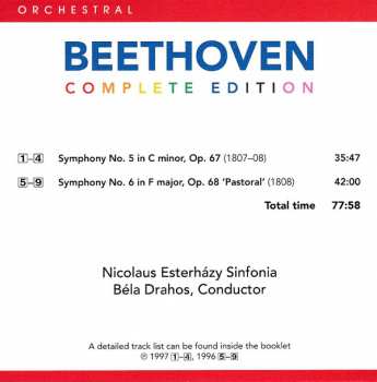 90CD/Set di cofanetti Ludwig van Beethoven: Beethoven Complete Edition