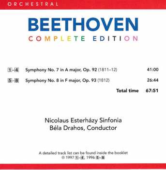 90CD/Set di cofanetti Ludwig van Beethoven: Beethoven Complete Edition