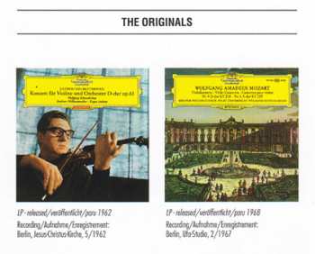 CD Ludwig van Beethoven: Beethoven: Violinkonzert / Mozart: Violinkonzert Nr. 5
