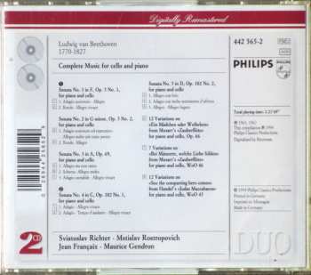 2CD Ludwig van Beethoven: Complete Music For Cello And Piano