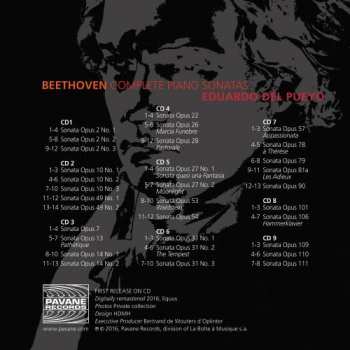 9CD/Set di cofanetti Ludwig van Beethoven: Complete Piano Sonatas