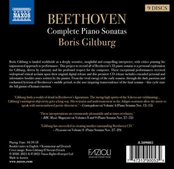 9CD/Set di cofanetti Ludwig van Beethoven: Complete Piano Sonatas