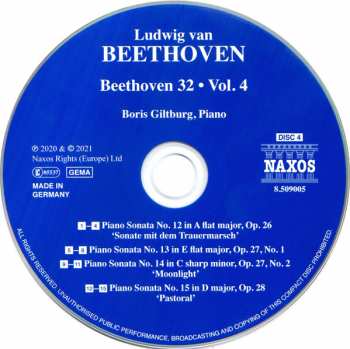9CD/Set di cofanetti Ludwig van Beethoven: Complete Piano Sonatas