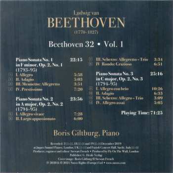 9CD/Set di cofanetti Ludwig van Beethoven: Complete Piano Sonatas