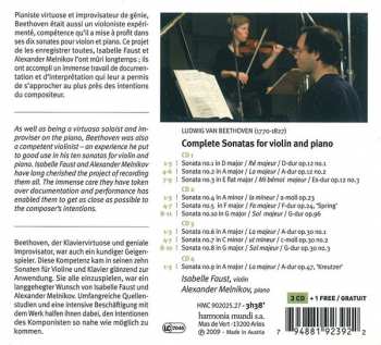 4CD Ludwig van Beethoven: Complete Sonatas For Violin And Piano