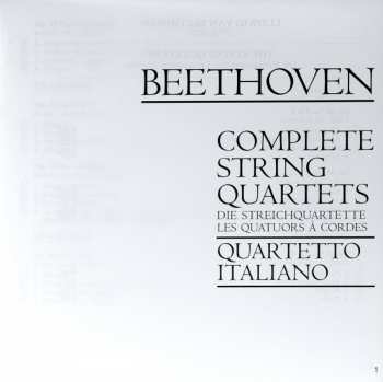 10CD/Set di cofanetti Ludwig van Beethoven: Complete String Quartets = Die Streichquartette - Les Quatuors À Cordes