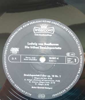 3LP/Set di cofanetti Ludwig van Beethoven: Die Frühen Streichquartette Op. 18 Nr. 1-6