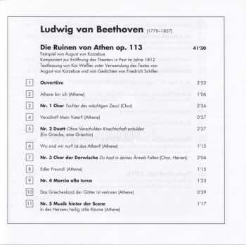 CD Ludwig van Beethoven: Die Ruinen Von Athen / Meeresstille Und Glückliche Fahrt / Opferlied