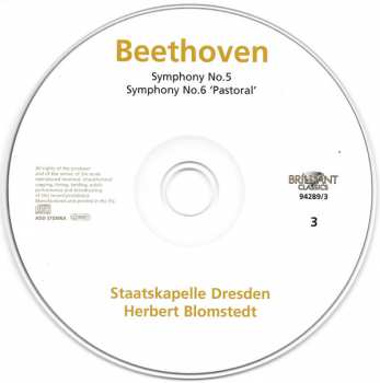 5CD/Set di cofanetti Ludwig van Beethoven: IX Symphonies
