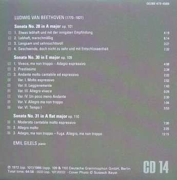 CD Ludwig van Beethoven: Klaviersonaten = Piano Sonatas, Nos.30 & 31