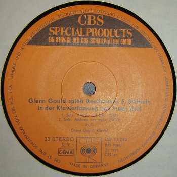 LP Ludwig van Beethoven: 5. Sinfonie (Transkription)