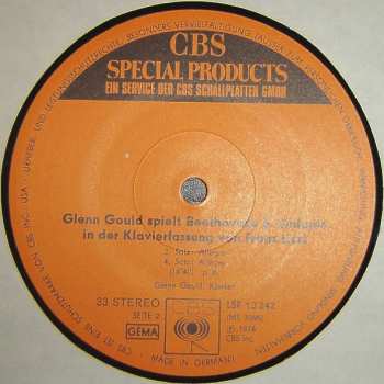 LP Ludwig van Beethoven: 5. Sinfonie (Transkription)