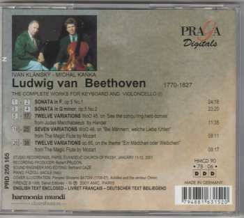 CD Ludwig van Beethoven: Sonatas For Piano And Cello Op.5 (Variations WoO 45/46, Op.66)