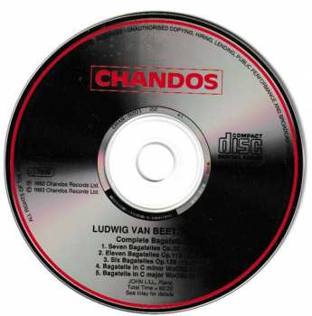 CD Ludwig van Beethoven: Complete Bagatelles