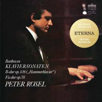 CD Ludwig van Beethoven: Klaviersonaten B-dur Op. 106 "Hammerklavier", Fis-Dur Op. 78