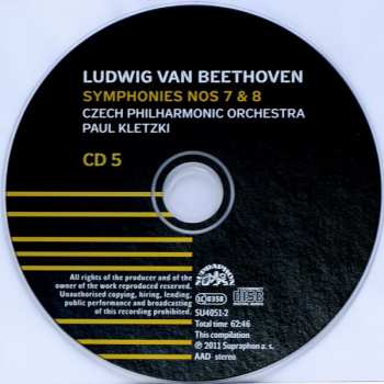 6CD/Set di cofanetti The Czech Philharmonic Orchestra: Symphonies