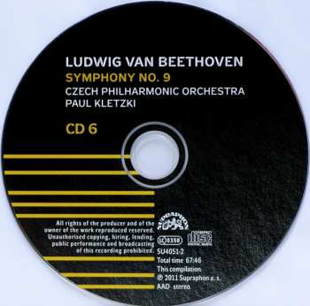 6CD/Set di cofanetti The Czech Philharmonic Orchestra: Symphonies